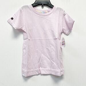 Dot Dot Smile Toddler Size 2T Pink Short Sleeve Solid T-Shirt 100% Cotton